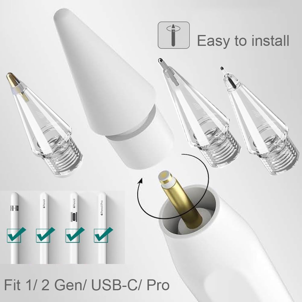 Replacement Pencil Tips with Case F62505