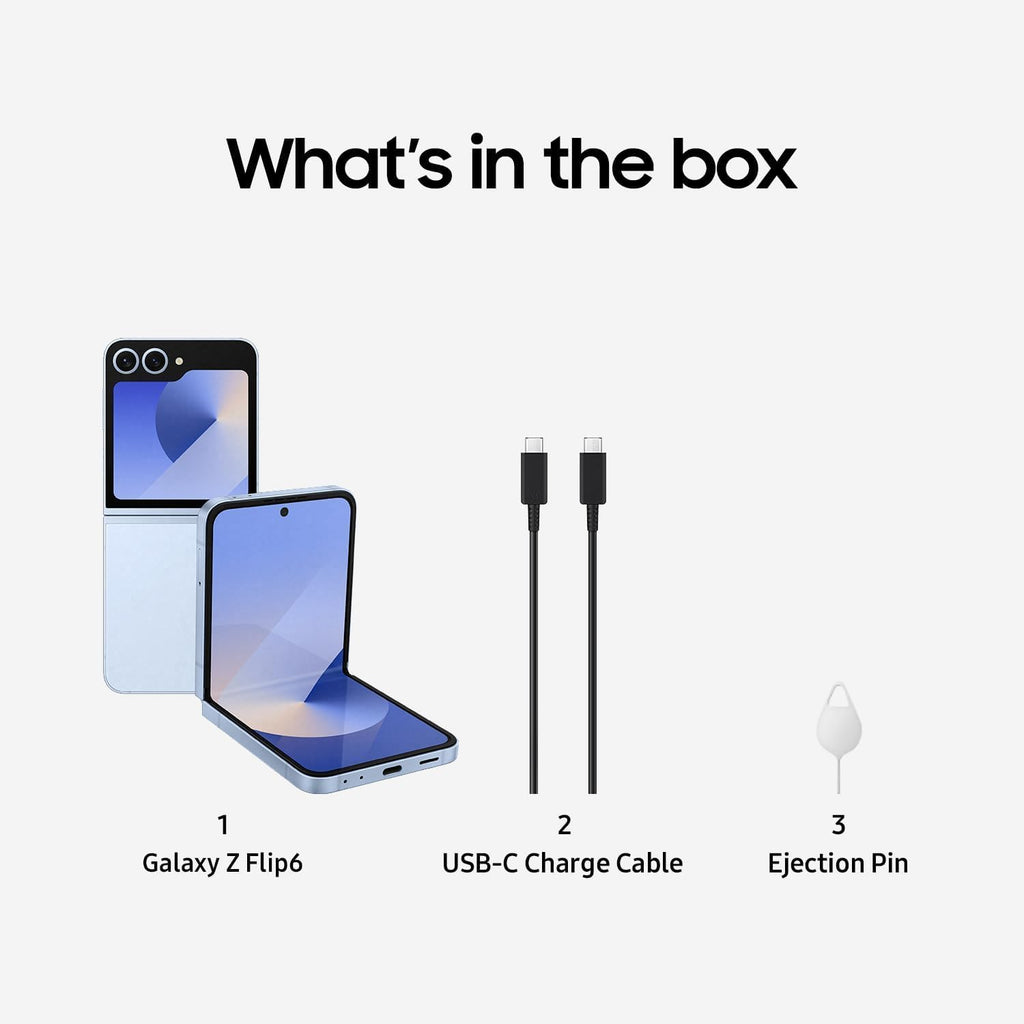 Galaxy Z Flip 6 256GB Blue Smartphone U97940