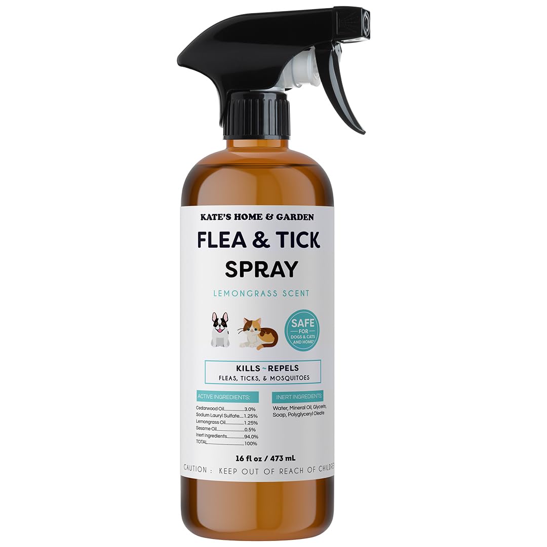 Flea and Tick Spray for Dogs & Cats 16oz T50955