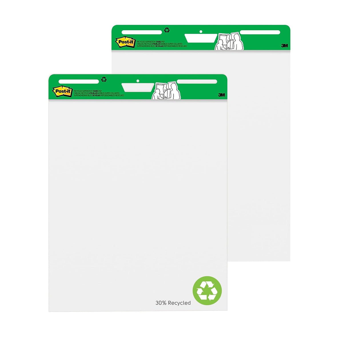 Self-Stick Easel Pad, 30 Sheets, 25-Inch x 30-Inch, White P4240