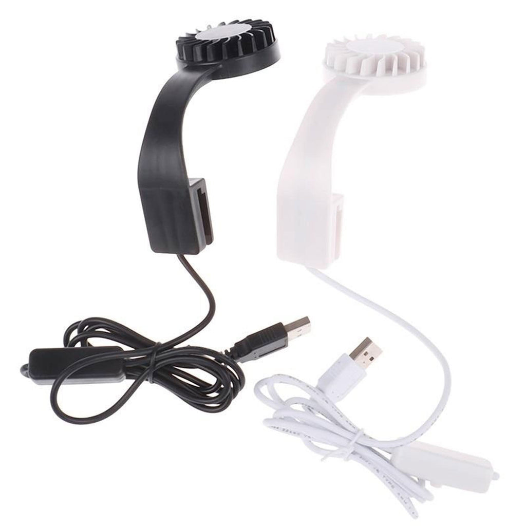 White USB Charging Clip-Type Mini Aquarium Light T801644