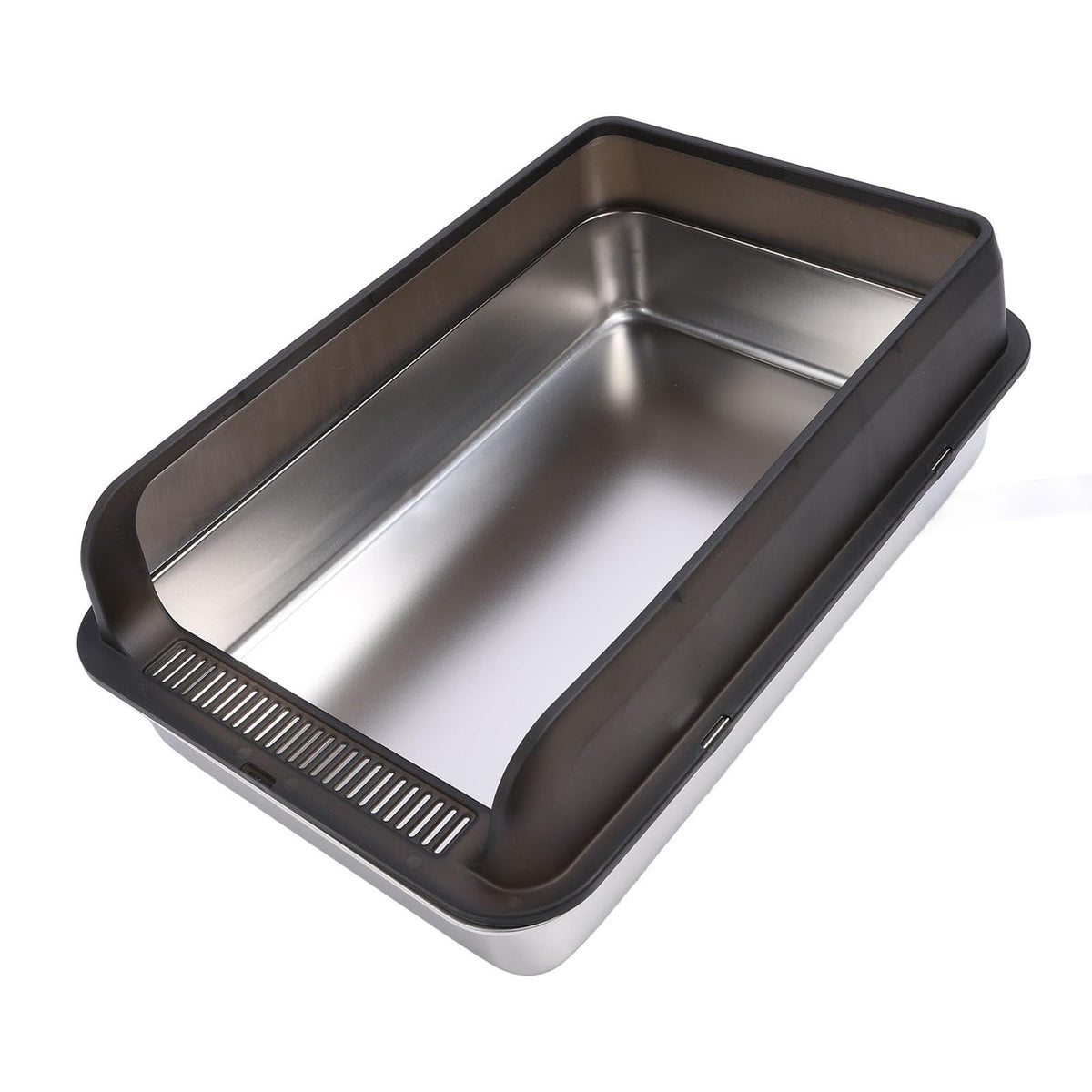 Stainless Steel Enclosed Cat Litter Box with Lid and Scoop A187095