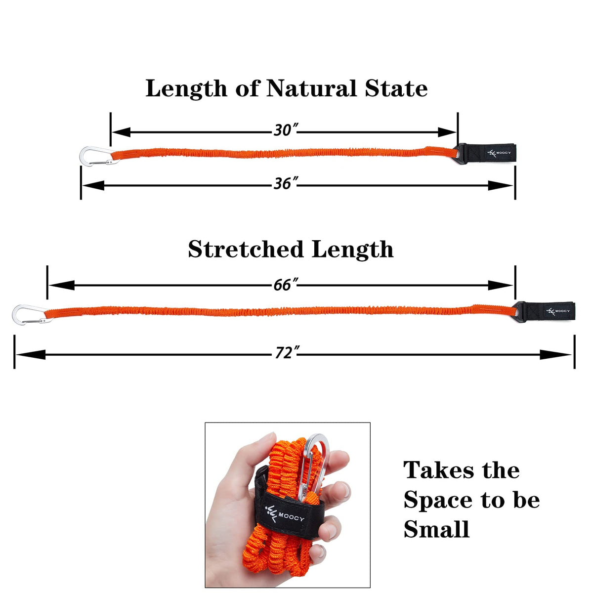 Kayak Paddle Leash Stretchable Coiled Lanyard L241874