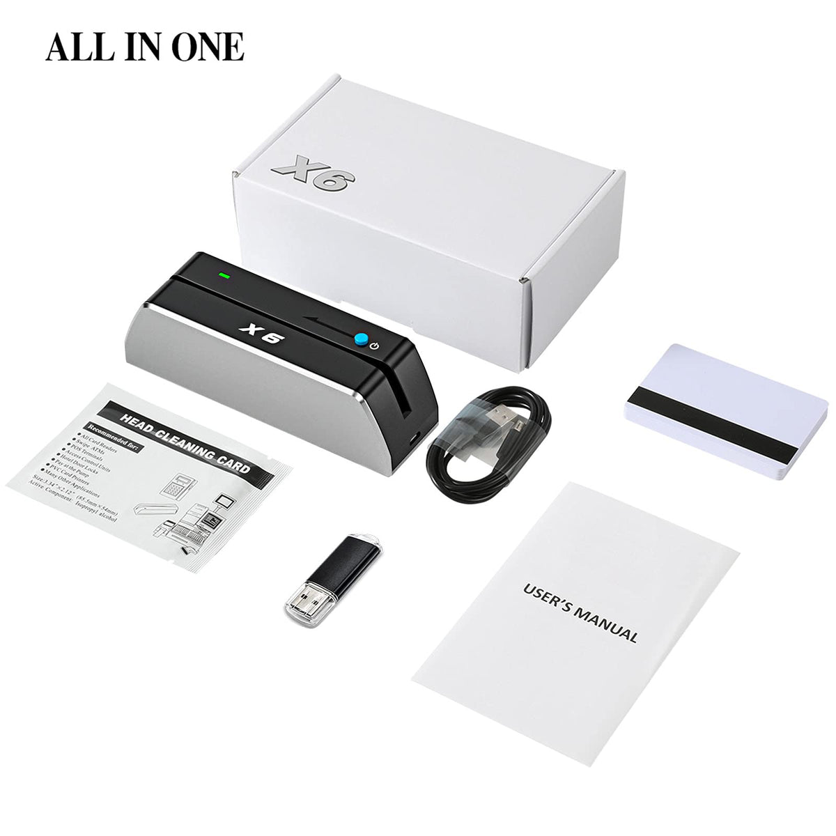 USB Magnetic Card Reader Writer Encoder C21730