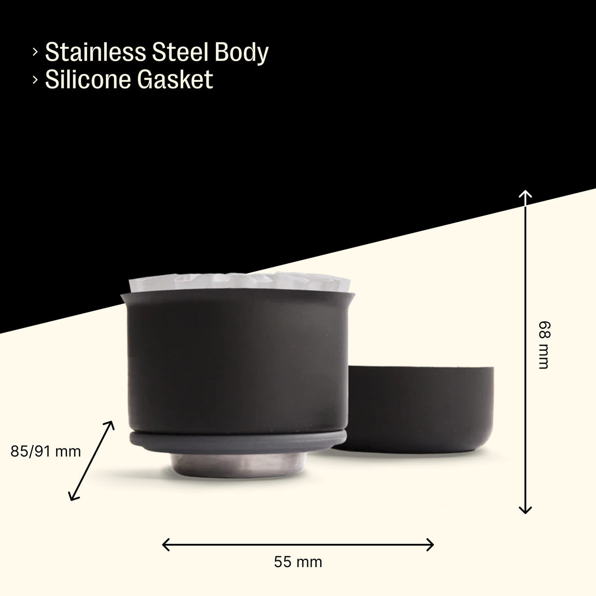 10 oz Stainless Steel Pour Over Coffee Dripper C7265