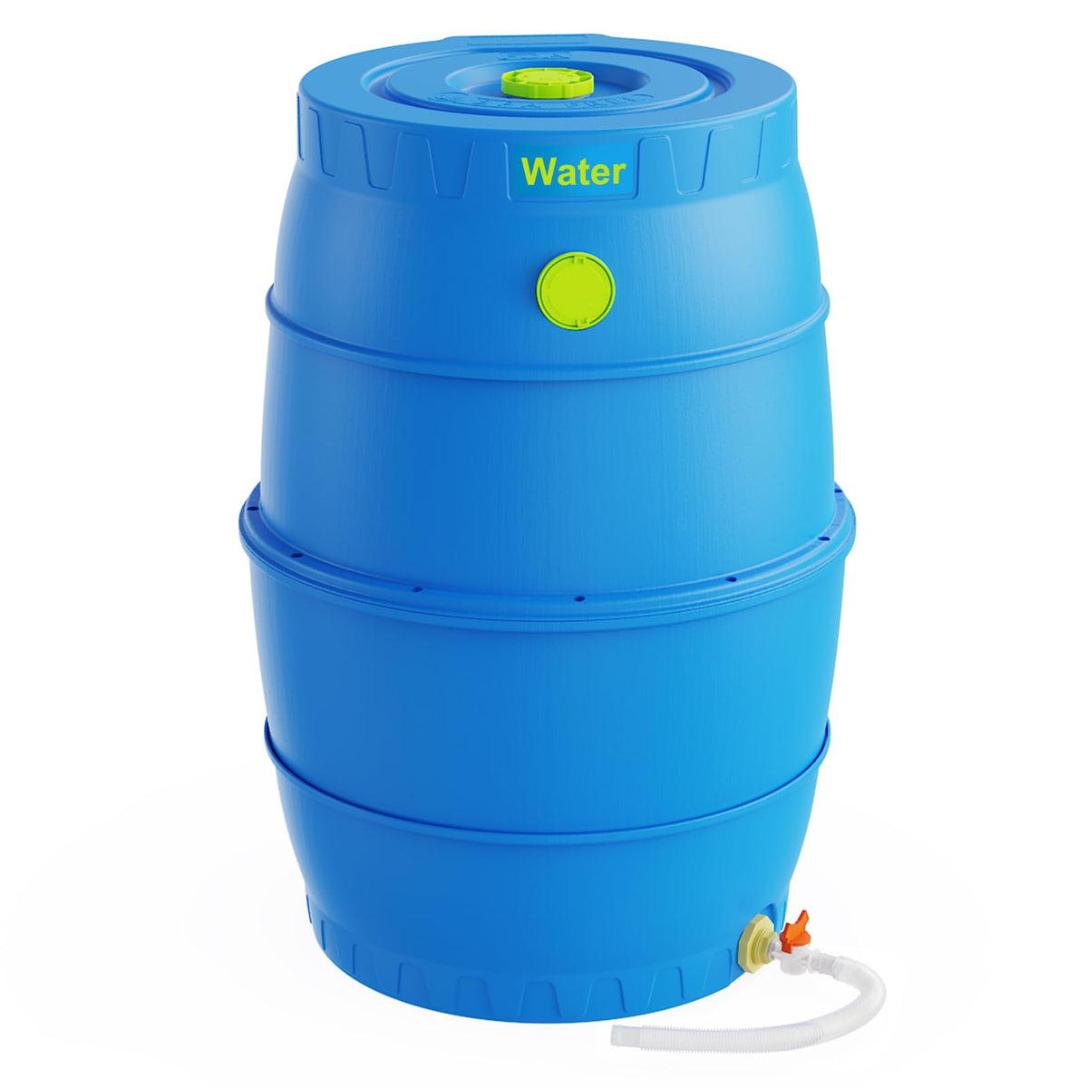 50 Gallon Blue BPA-Free Water Storage Barrel with Spigot X819609