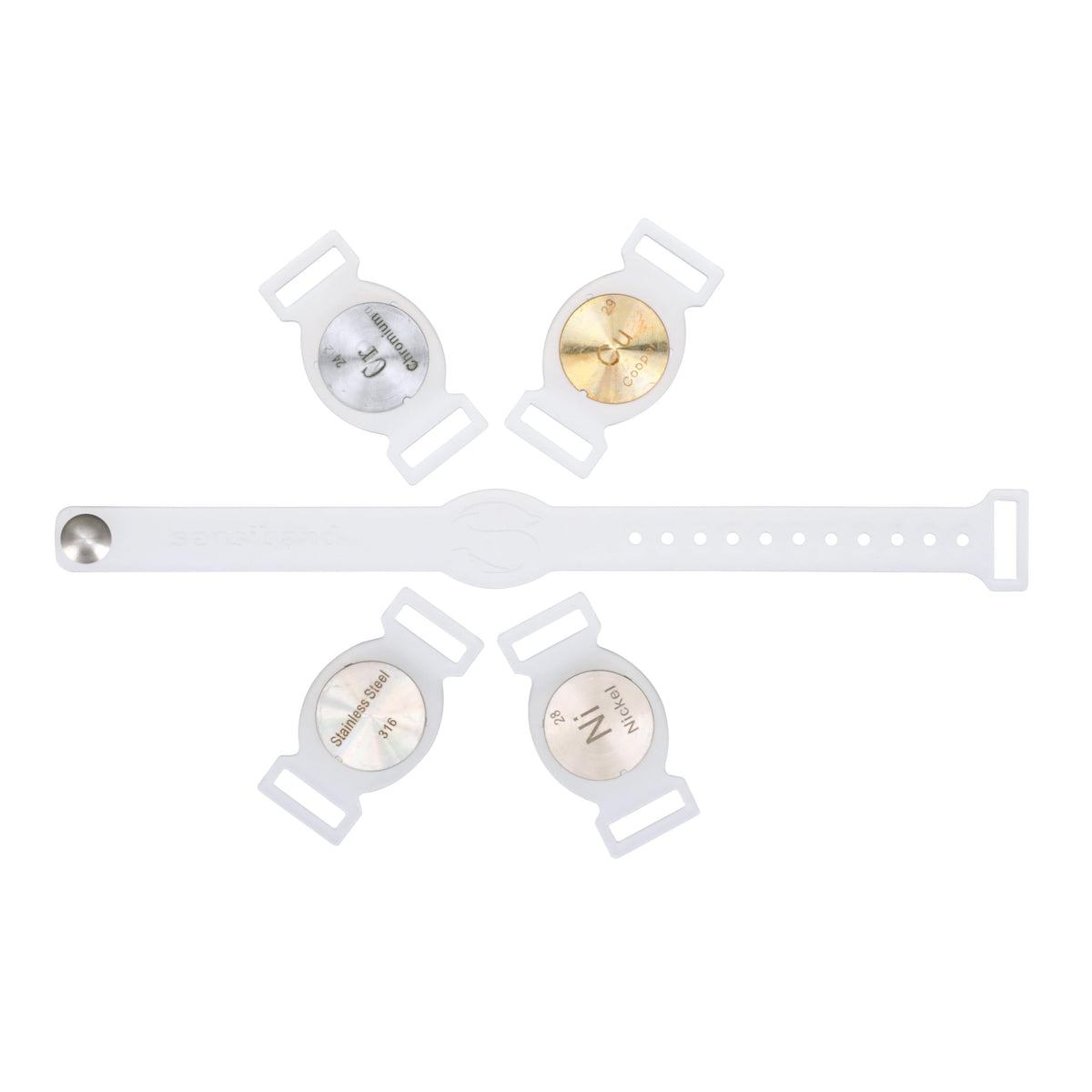 Metal Allergy Test Band for Piercings and Jewelry V972