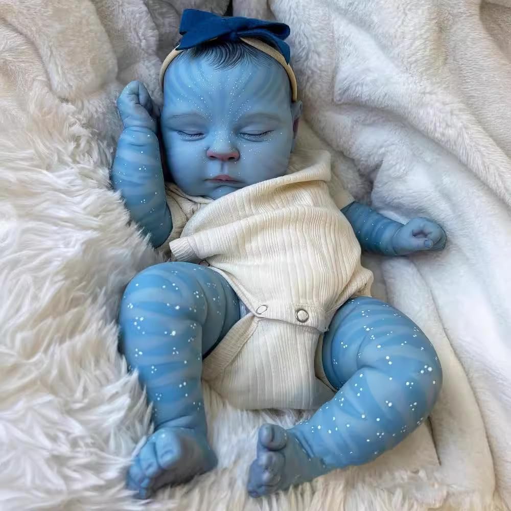 20 Inch Soft Body Vinyl Realistic Sleeping Newborn Baby Doll J274