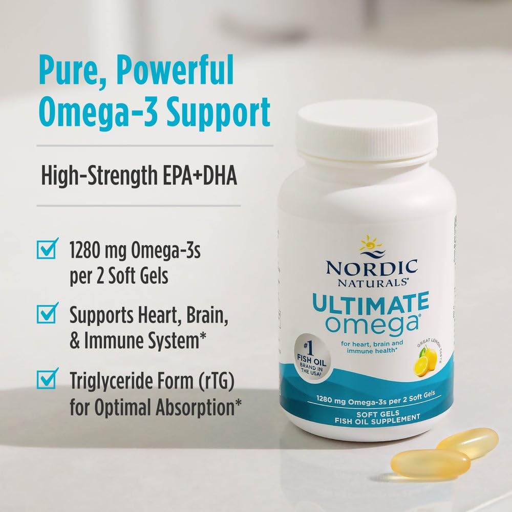 Omega-3 Fish Oil 1280mg 180 Count L30318
