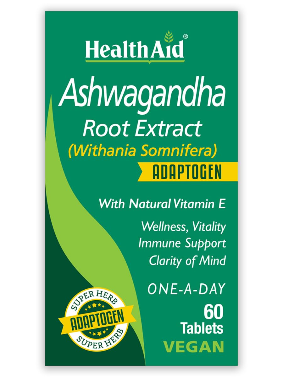 Ashwagandha 350 mg Vegan Standardized Root Extract 60 Tablets I4469