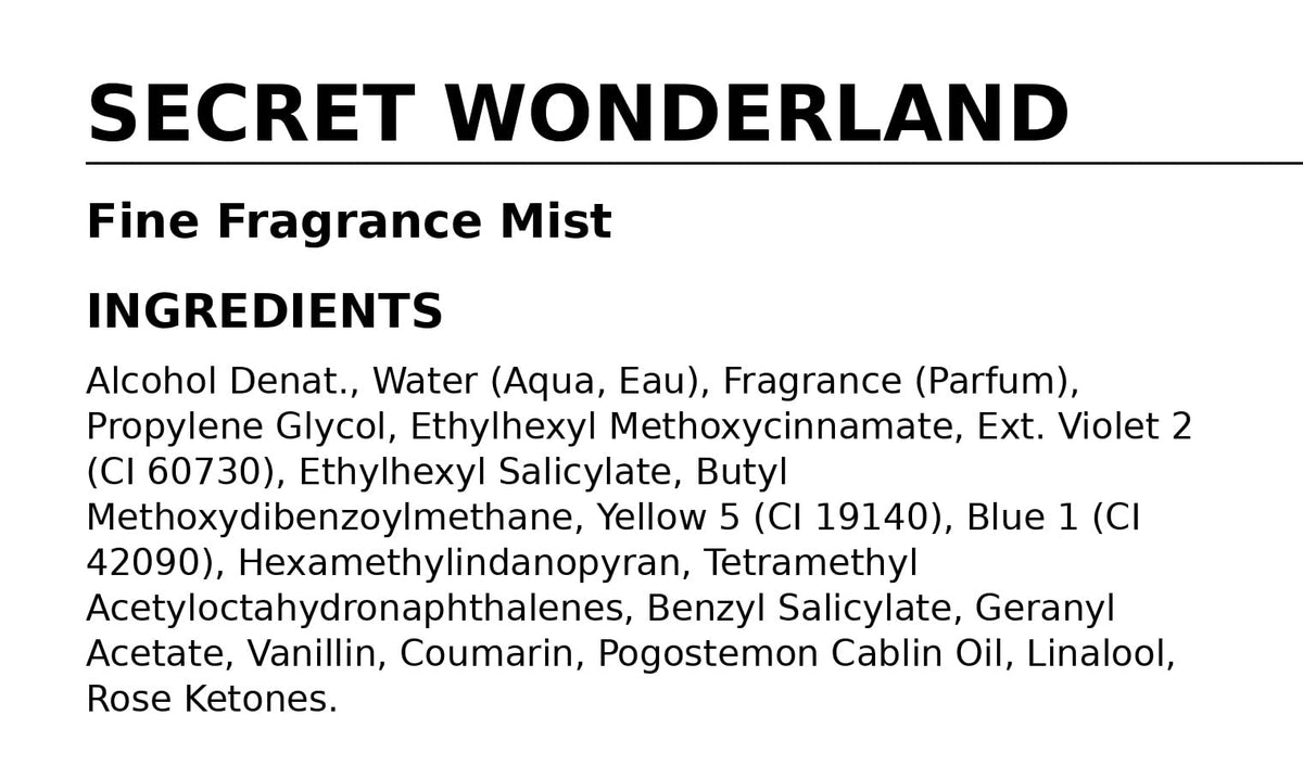 Fine Fragrance Mist 8 oz G1784