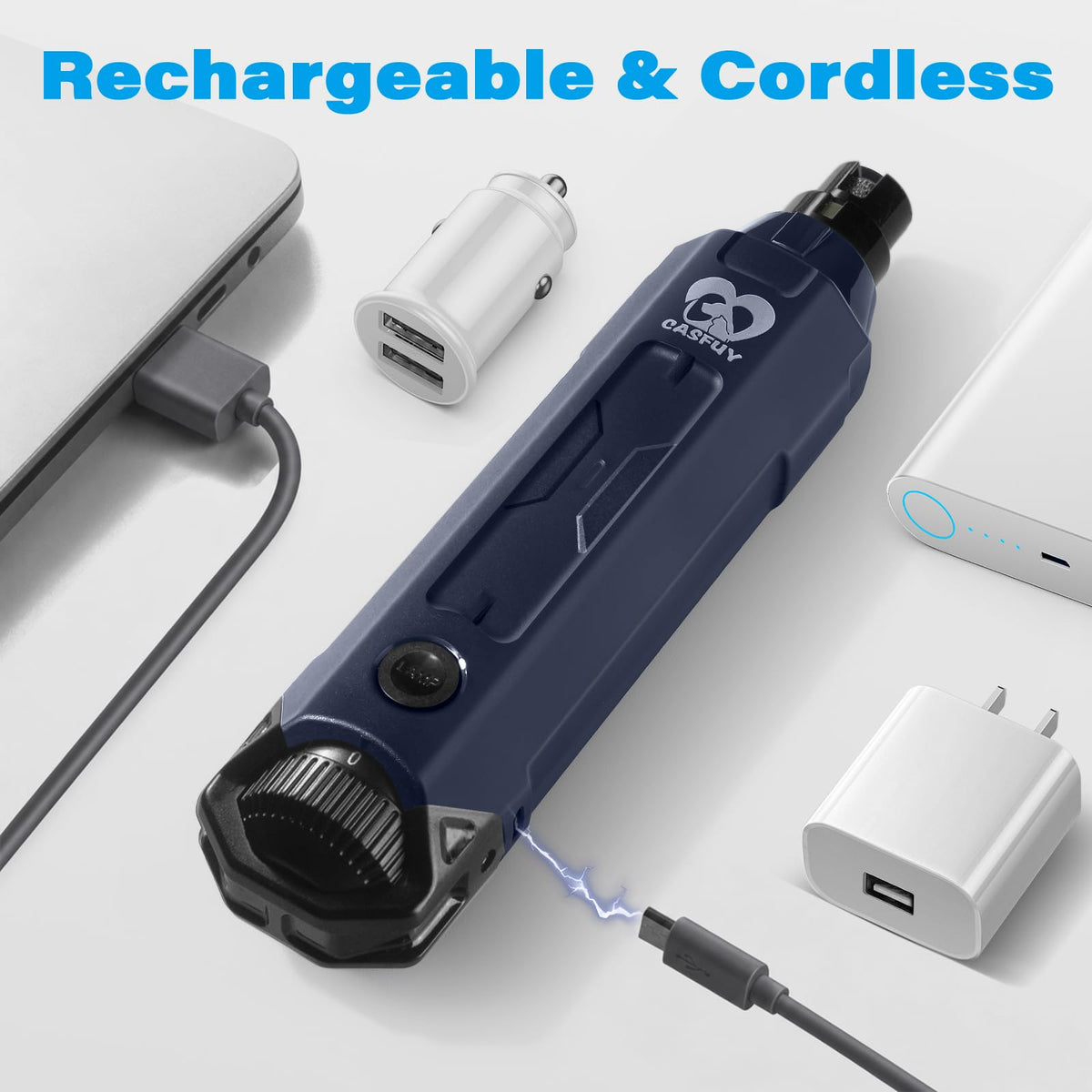 6-Speed Rechargeable Electric Dog Nail Grinder W647