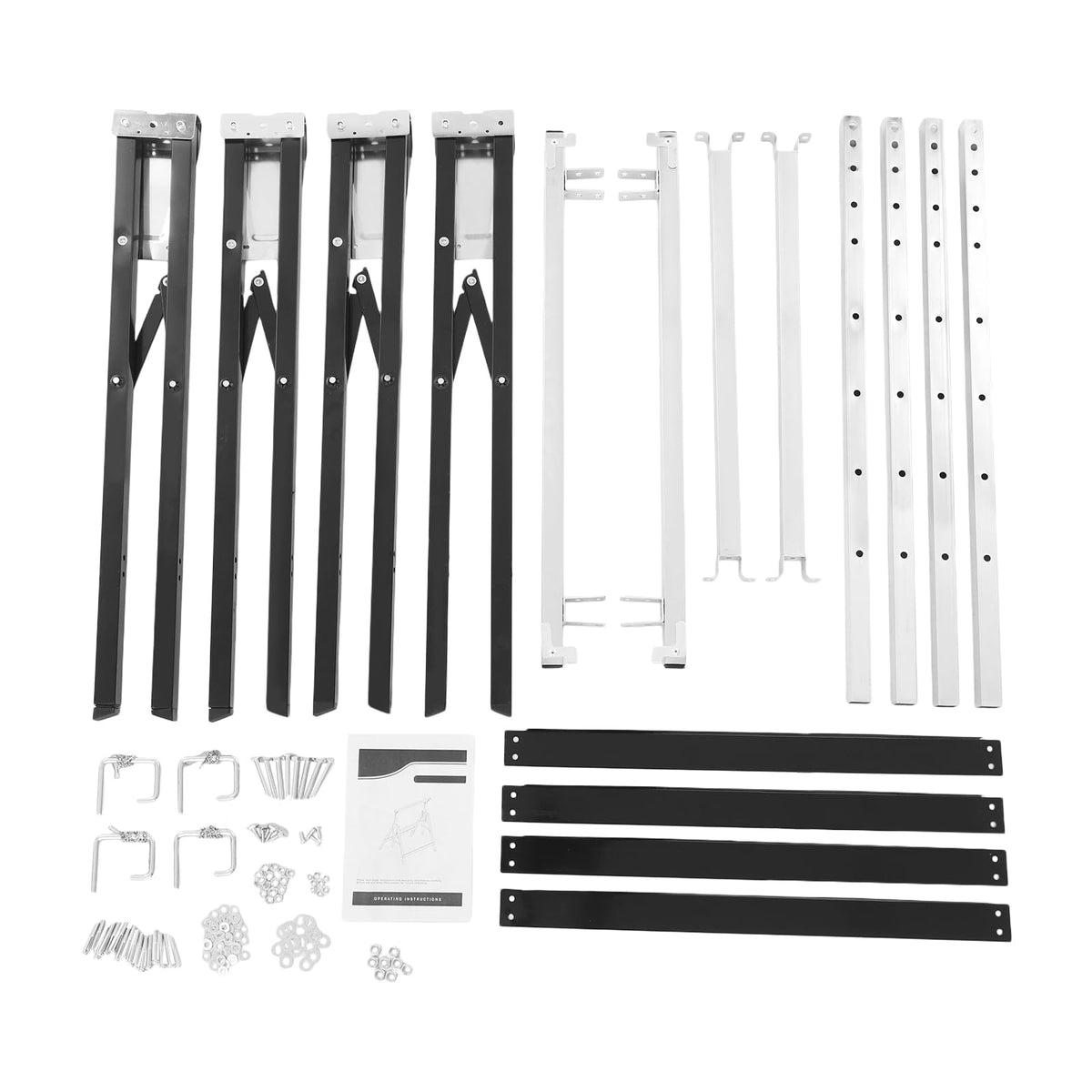 Foldable Steel 2 Pack Adjustable Height Saw Horses F91252