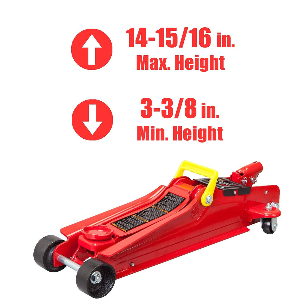 Low Profile Hydraulic Trolley Jack 2.5 Ton Red V255