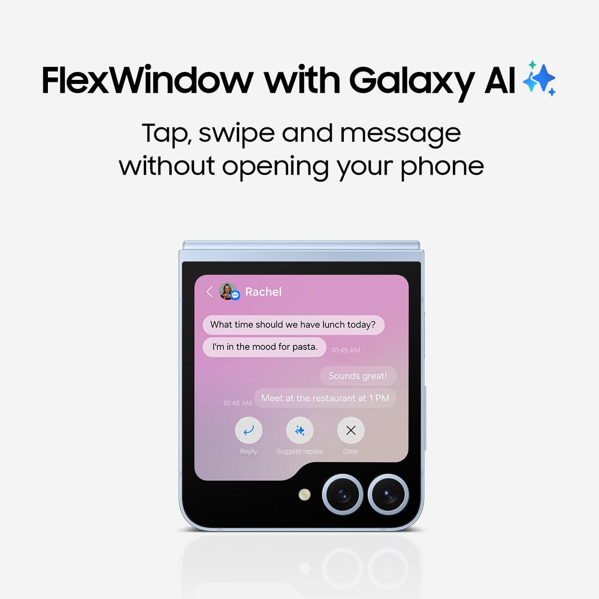 Galaxy Z Flip 6 256GB Blue Smartphone U97940