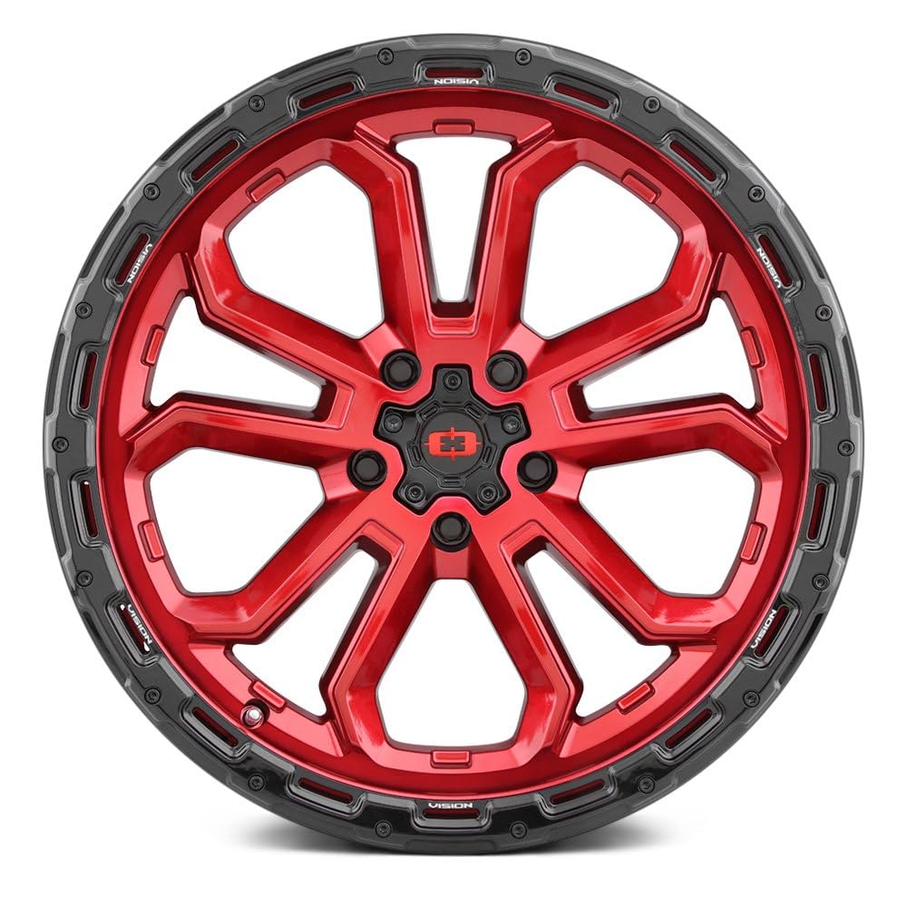 20x9 5x5 Red Wheel Rim H13309