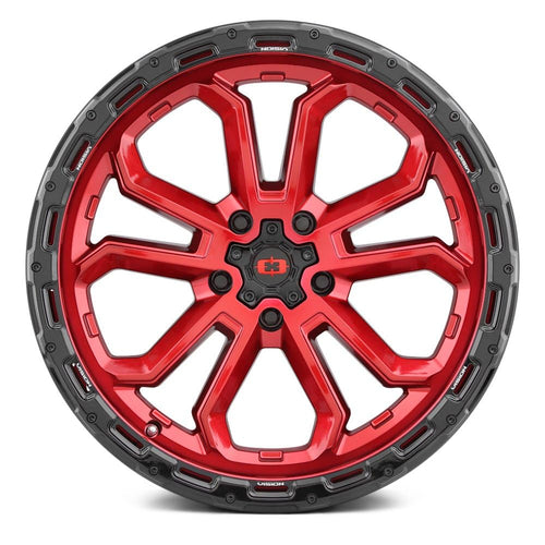 20x9 5x5 Red Wheel Rim H13309