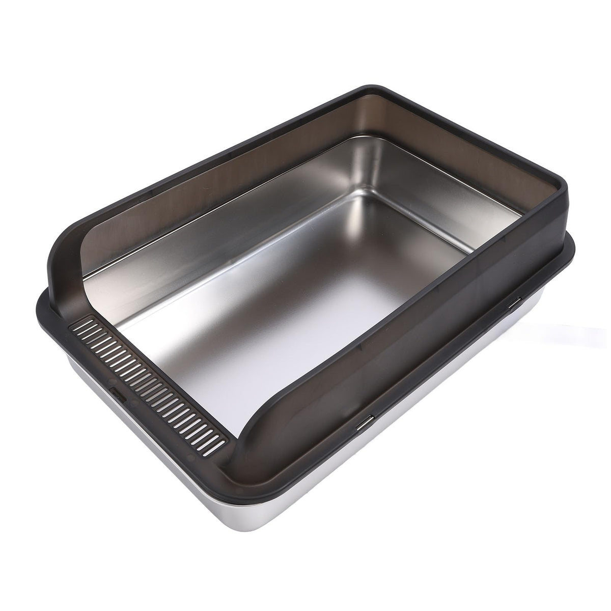 Stainless Steel Enclosed Cat Litter Box with Lid and Scoop A187095