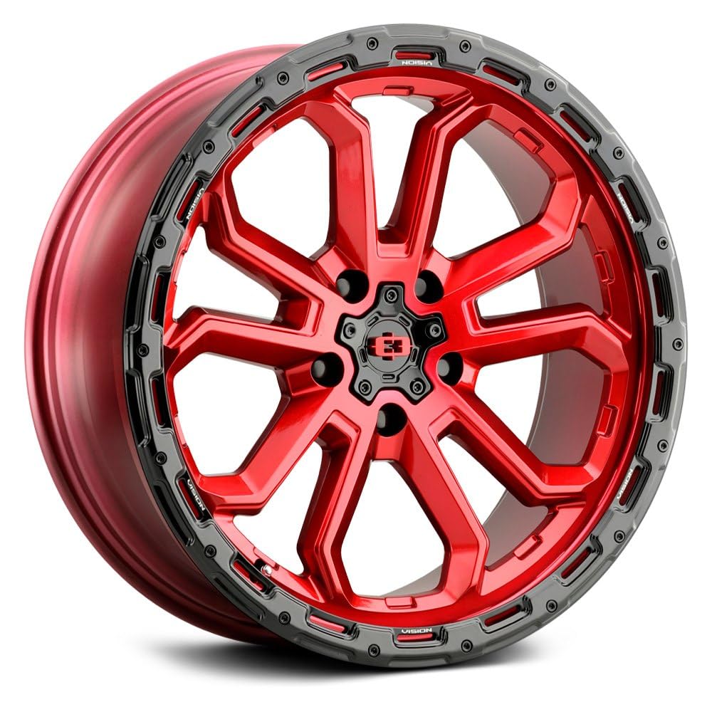 20x9 5x5 Red Wheel Rim H13309