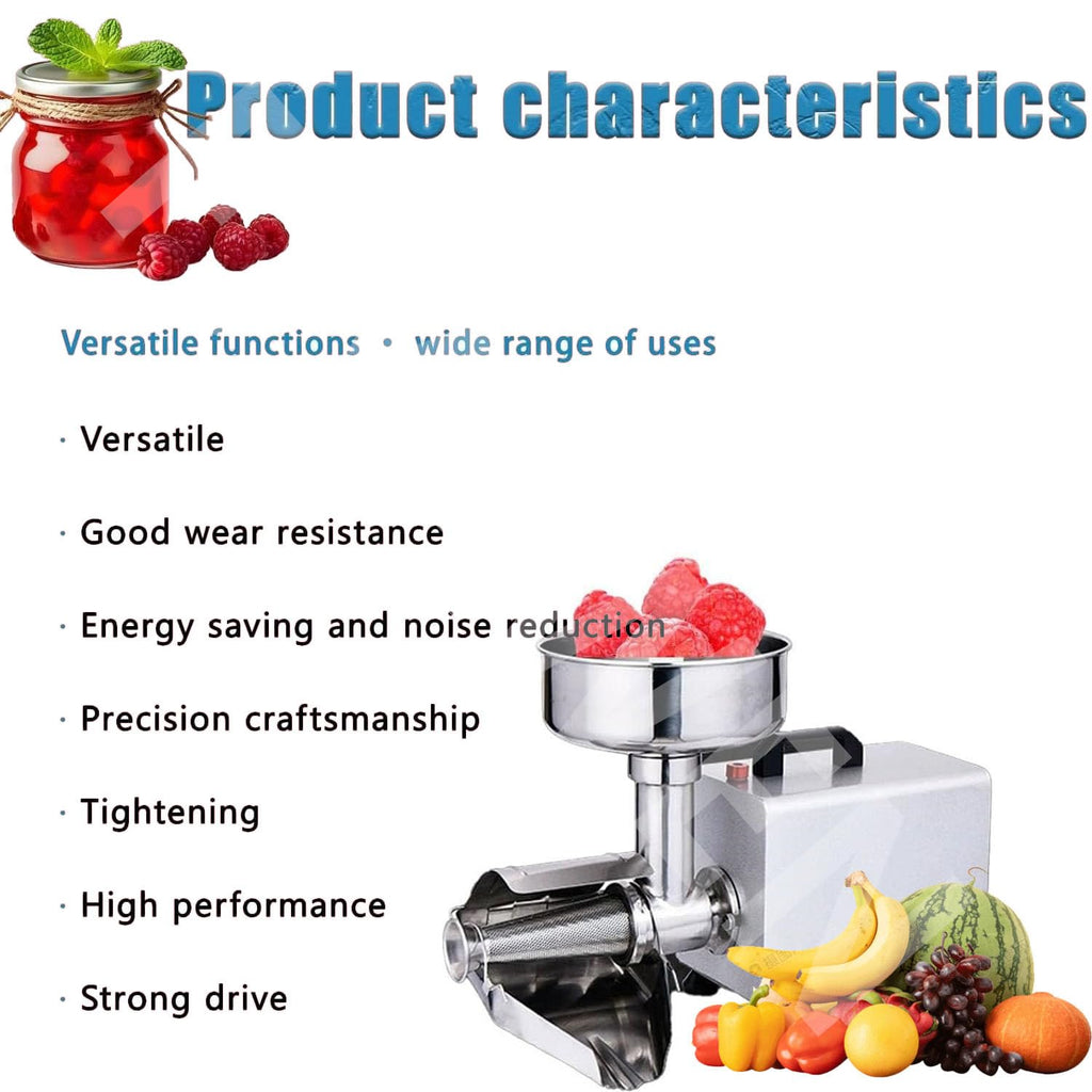 450w Stainless Steel Electric Tomato Strainer U876595