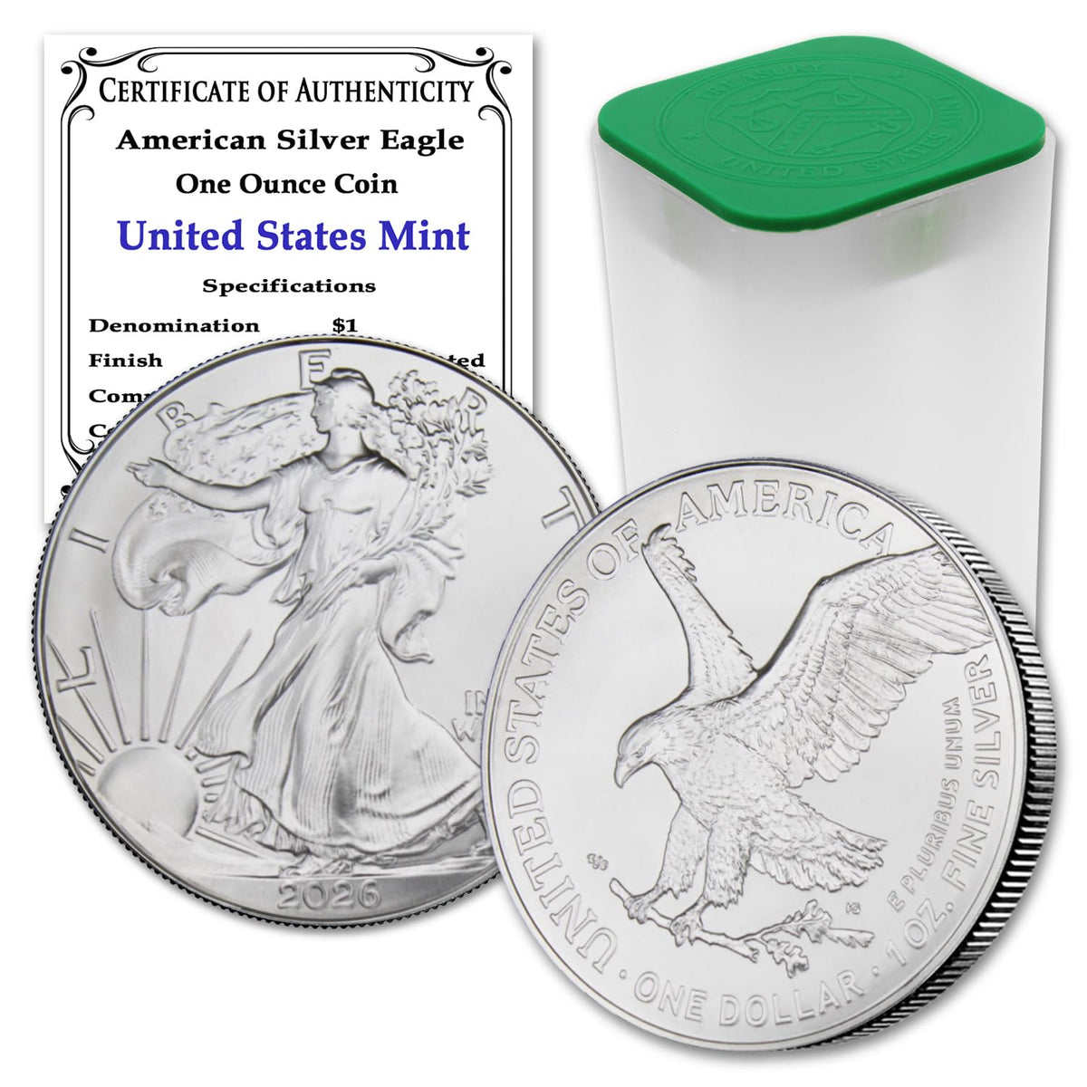 1 oz American Silver Eagle Coins T45894