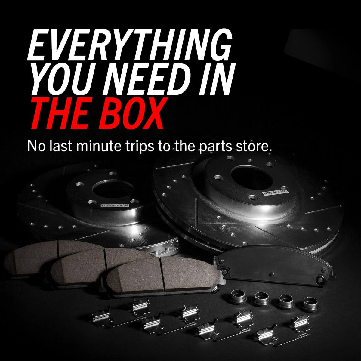 Brake Pad & Rotor Kit Front & Rear W9228