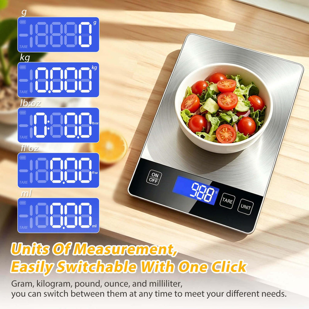 33lb Digital Stainless Steel Food Scale P203