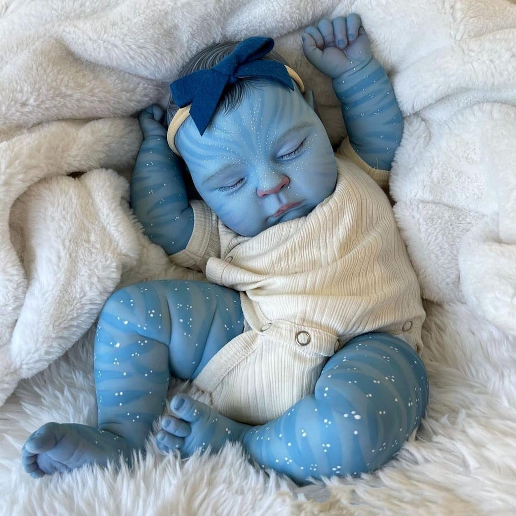20 Inch Soft Body Vinyl Realistic Sleeping Newborn Baby Doll J274