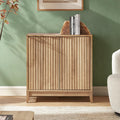 Fluted Storage Cabinet with Adjustable Shelf F130753