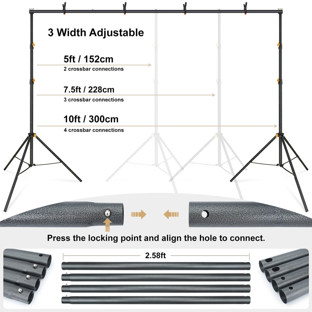 10x6.5ft Backdrop Stand Kit O56512