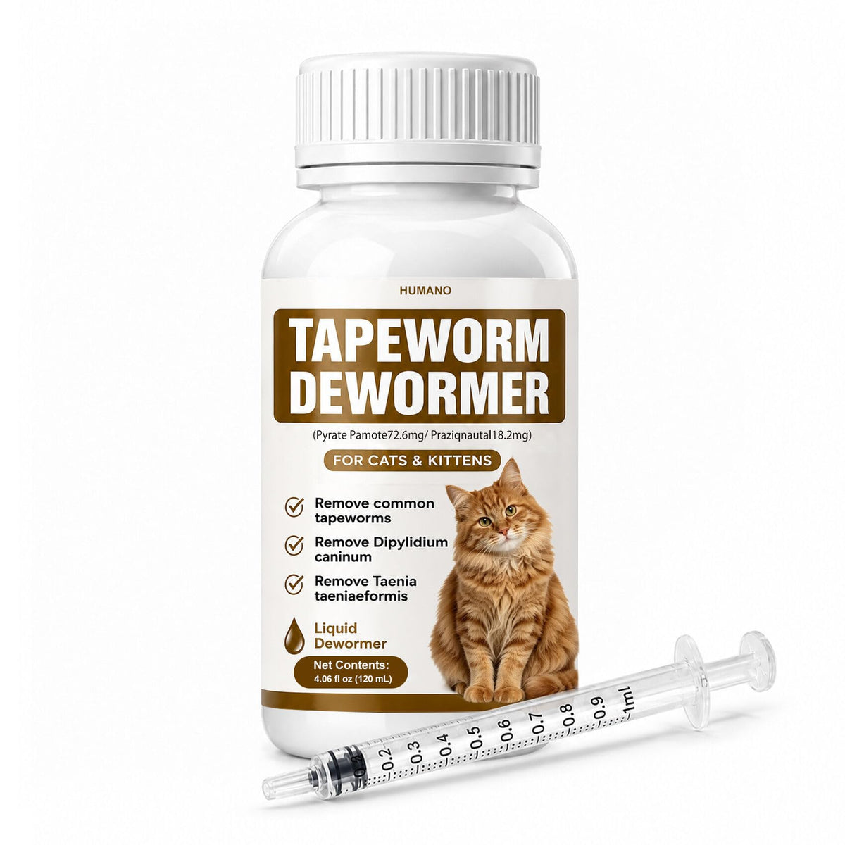 Broad Spectrum Cat Tapeworm Dewormer R7506