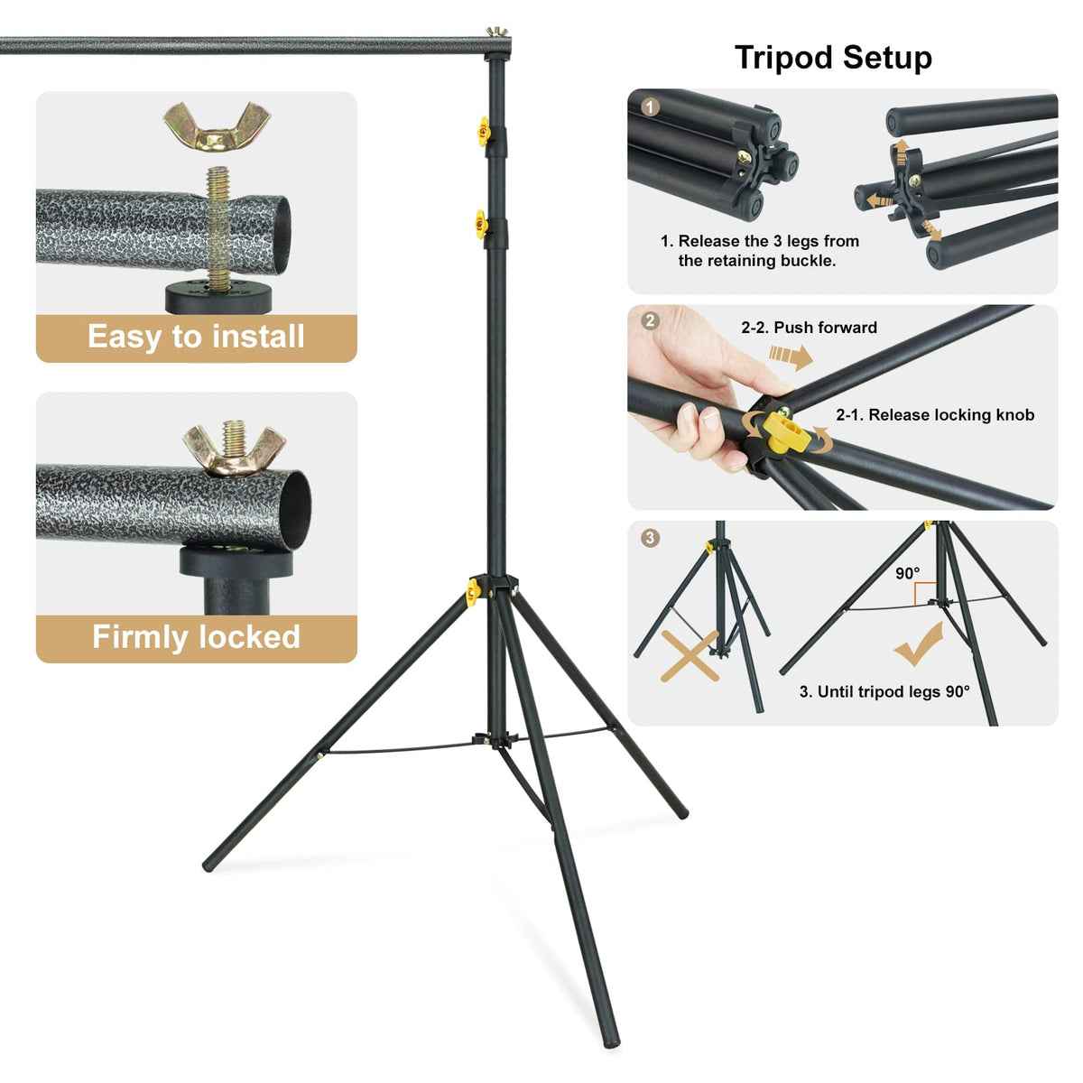 10x6.5ft Backdrop Stand Kit O56512