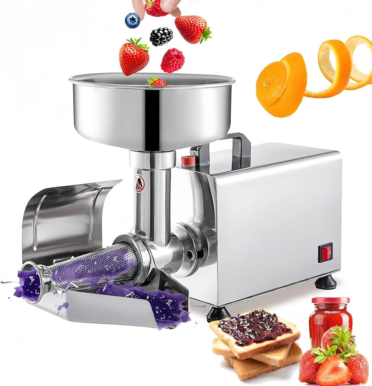 450w Stainless Steel Electric Tomato Strainer U876595