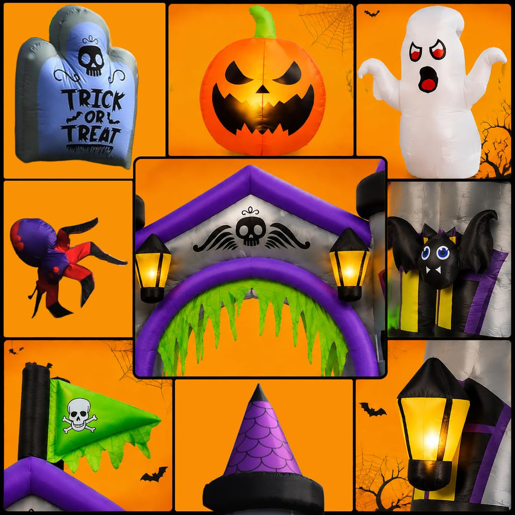 12.5 FT Inflatable Halloween Archway R4207