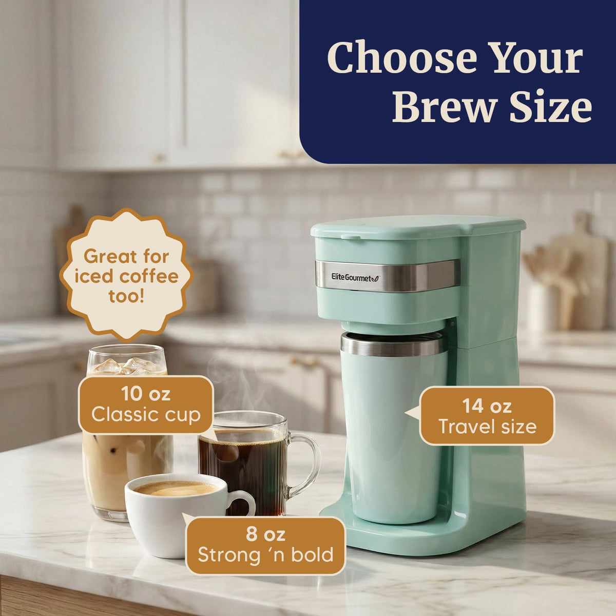 Single-Serve Compact Coffee Maker A5004