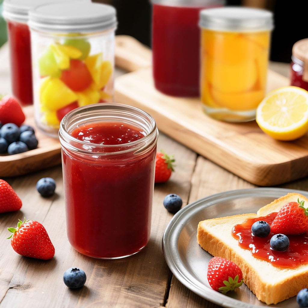 2 Pack 16oz Wide Mouth Airtight Glass Mason Jars R67532
