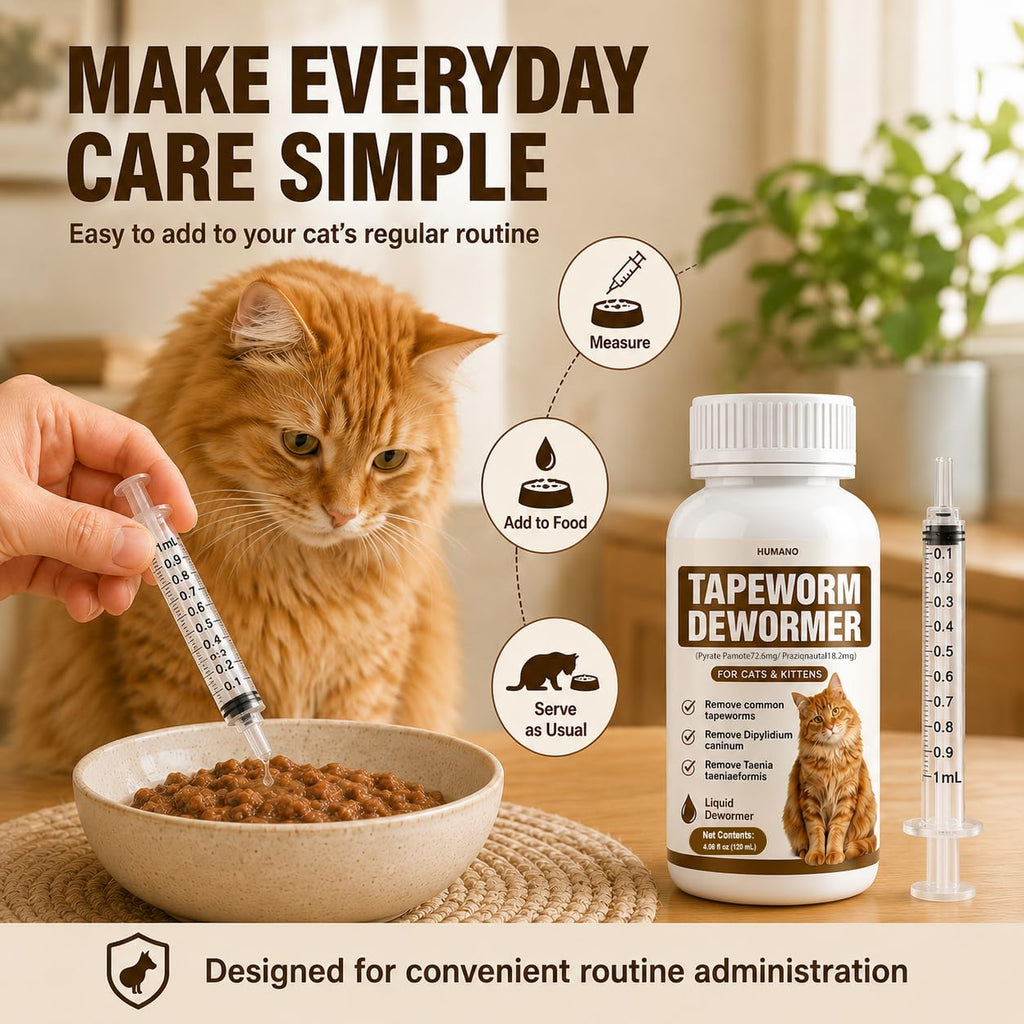 Broad Spectrum Cat Tapeworm Dewormer R7506