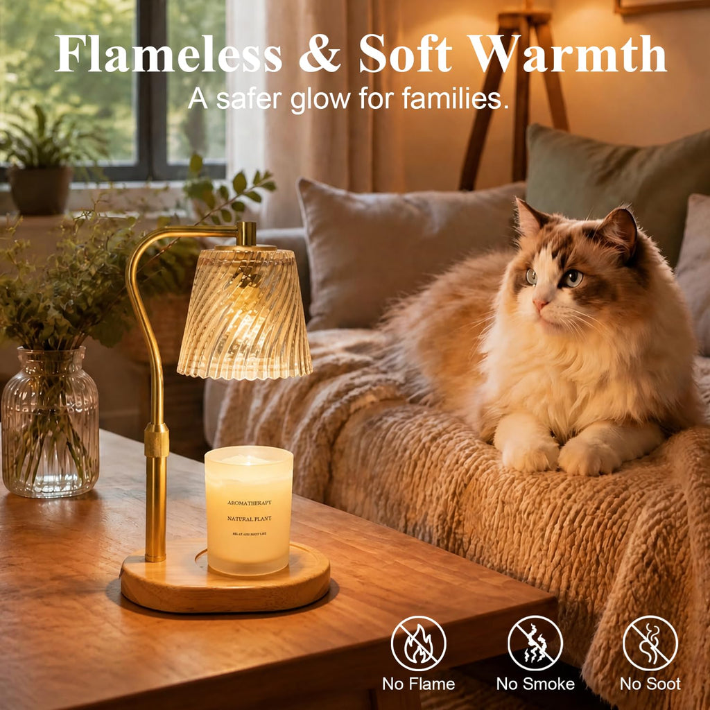 Candle Warmer Lamp with Timer and Dimmable K574