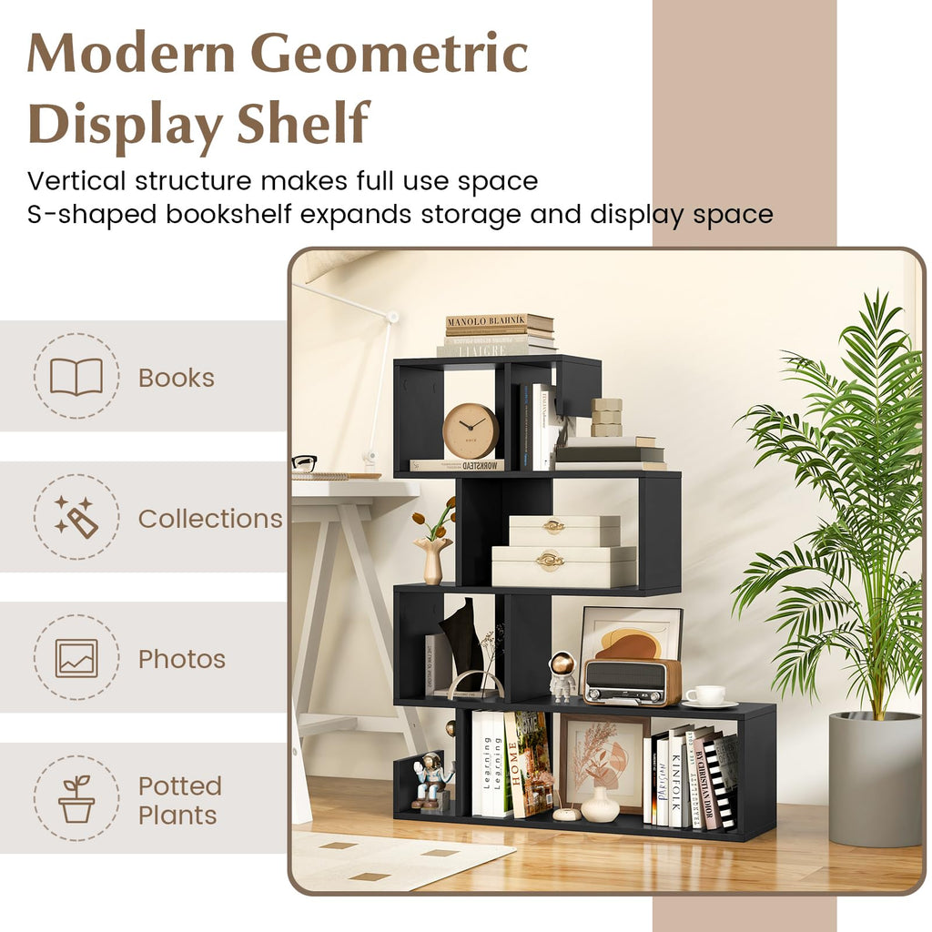 5-Tier Geometric Bookshelf G65544