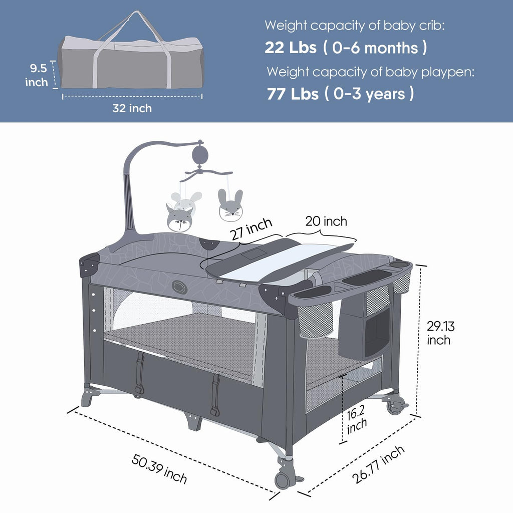 Baby Bassinet Bedside Crib K2919