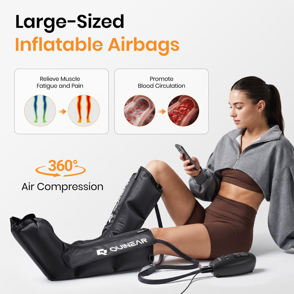 Air Compression Leg Recovery Boots Massager G130887