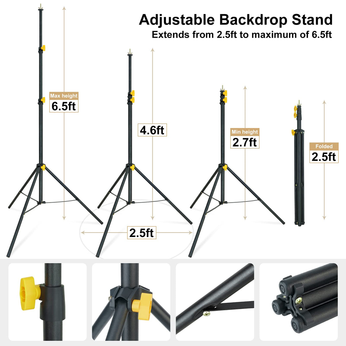 10x6.5ft Backdrop Stand Kit O56512