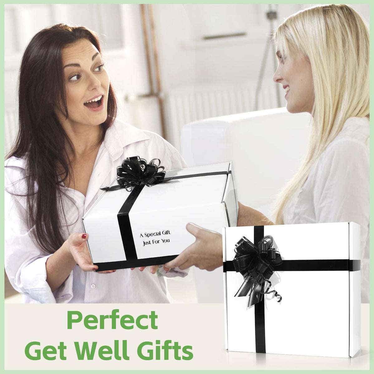 Get Well Gift Basket with Throw Blanket L44374