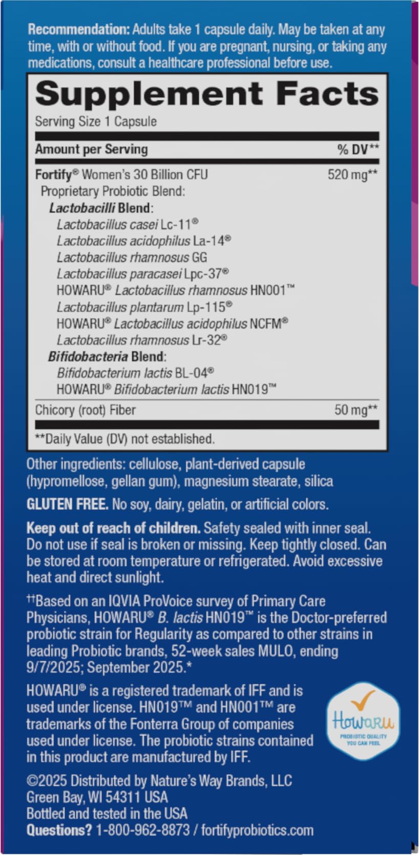 Women’s Probiotic 30 Billion CFU, 30 ct A6443