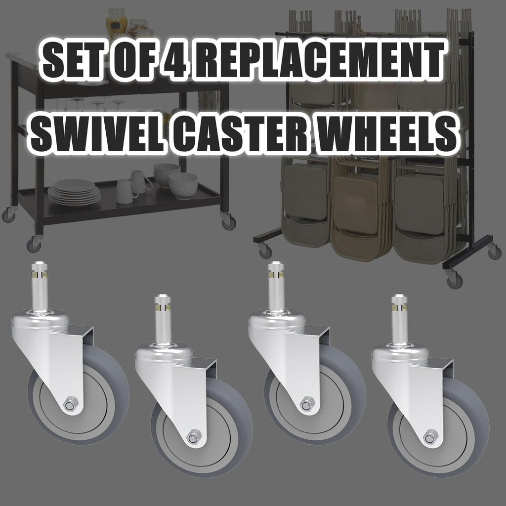 3-Inch Swivel Stem Caster 4 Pack P829