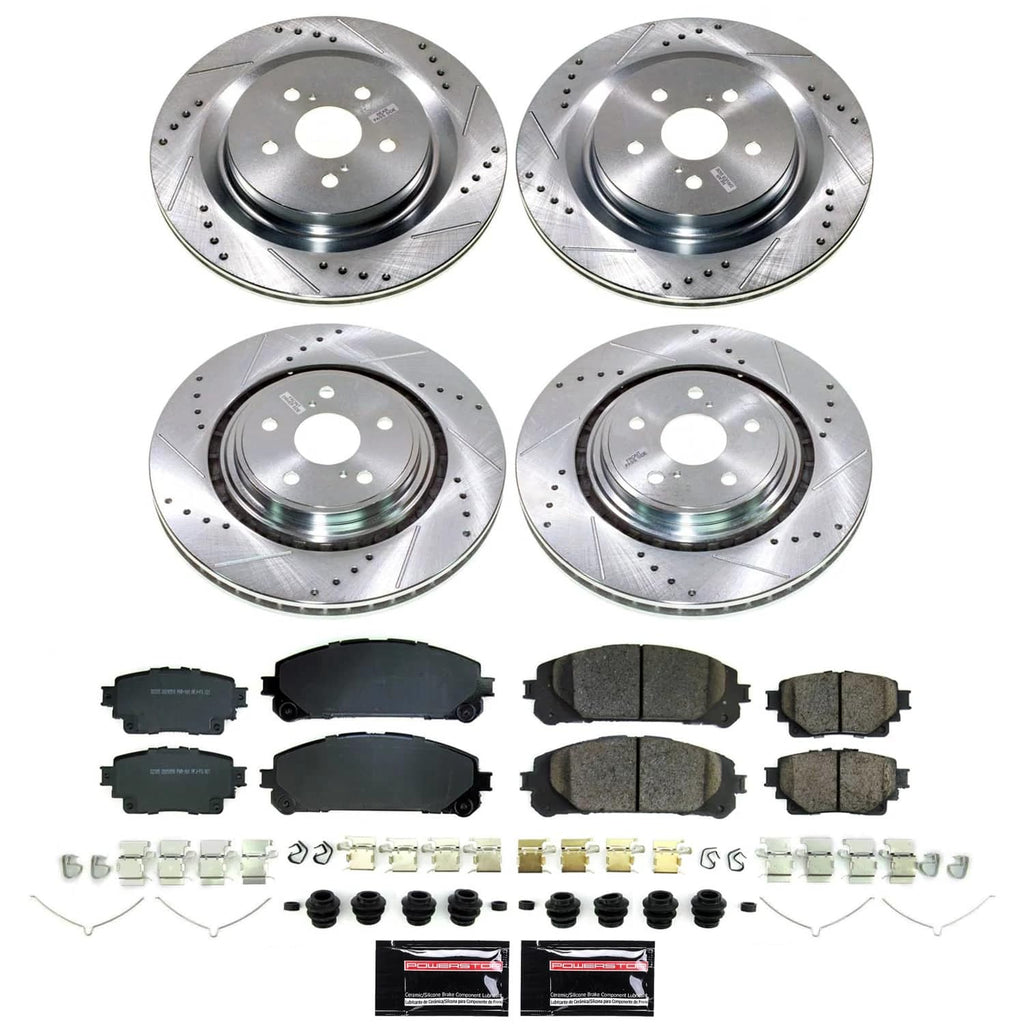 Brake Pad & Rotor Kit Front & Rear W9228