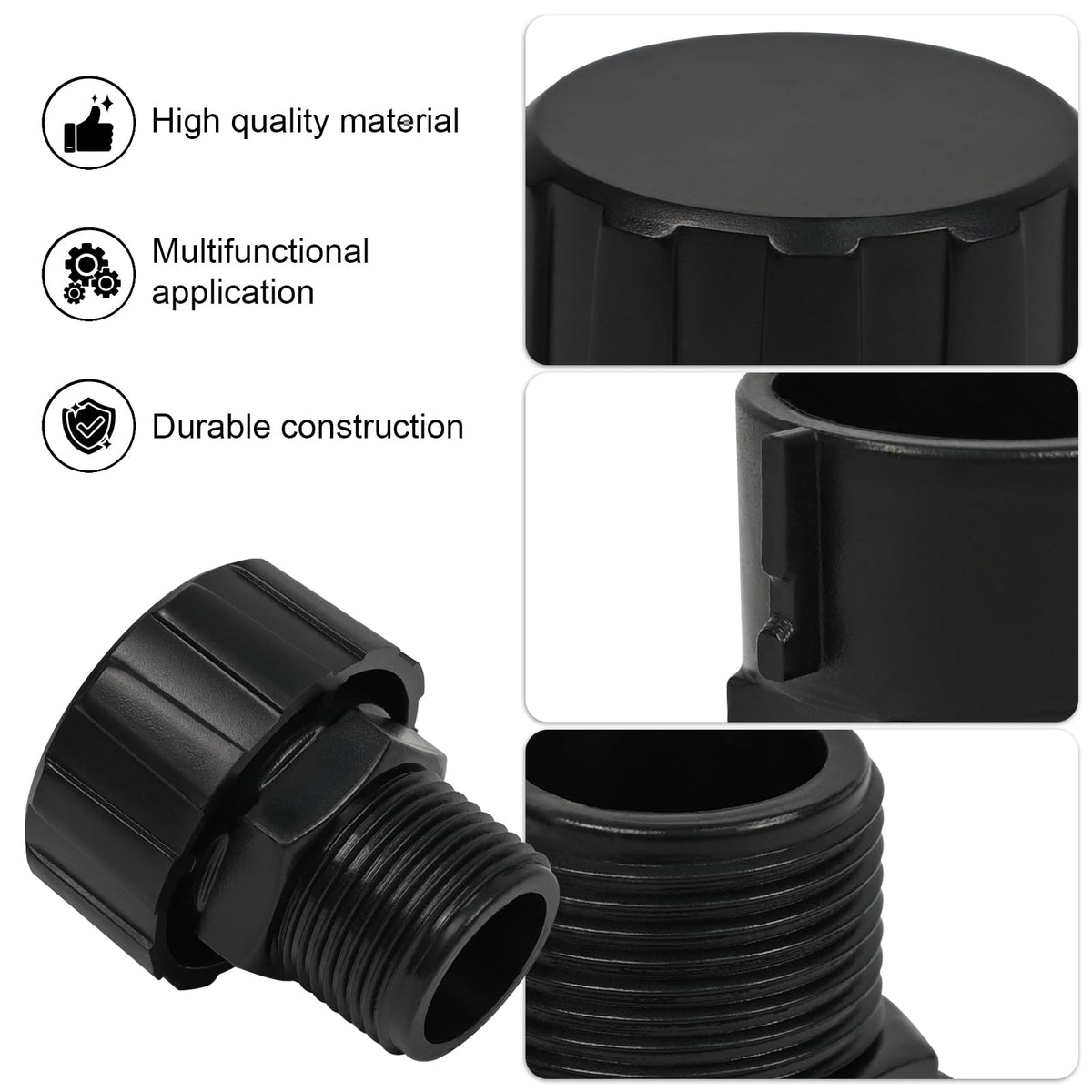3/4 NPT Hydraulic Power Unit Poly Breather Cap 2 PCS T9304