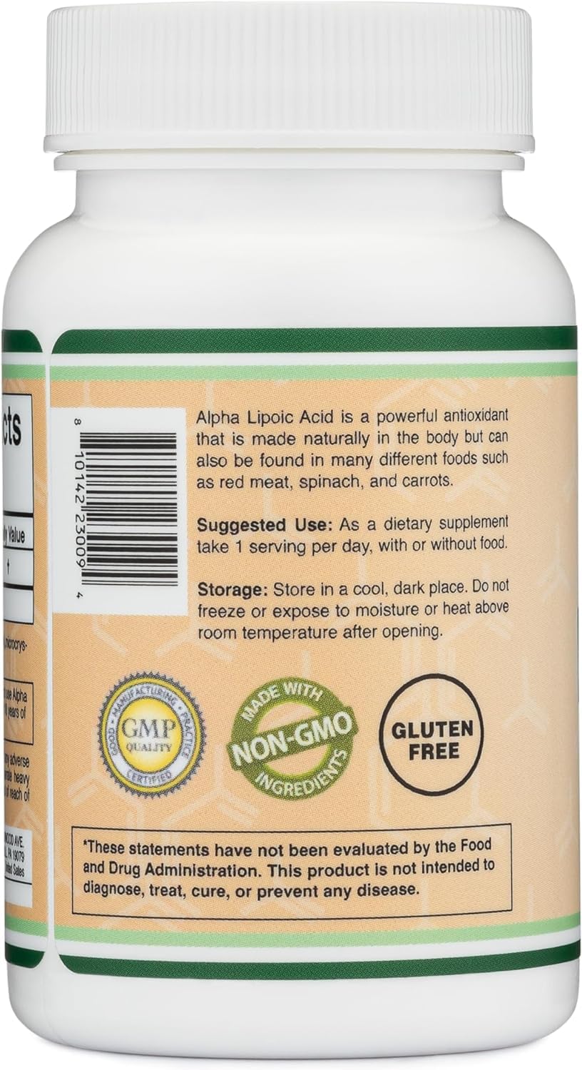 Alpha Lipoic Acid 600mg 60 Capsules Z70146
