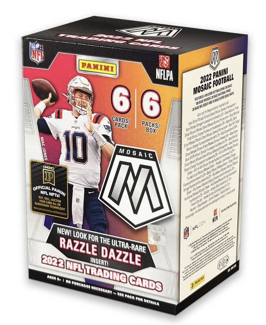 NFL Mosaic Football Trading Card Blaster Box I331735
