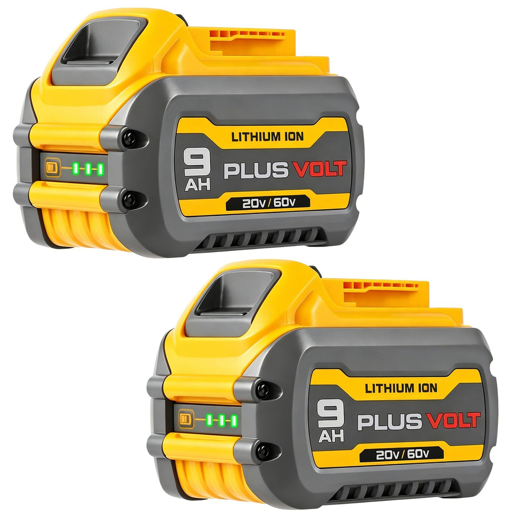 9.0Ah 20V/60V Lithium Battery (2 Packs) H44563